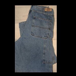Vintage Full Blue Carpenter Mens Jeans Size 36 x 30